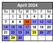America's Cup Sail April Schedule