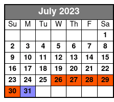 Shrimp Trawling Expedition July Schedule