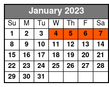 Sunset Dolphin Cruise: Sunset Dolphin Cruise 16:00 January Schedule