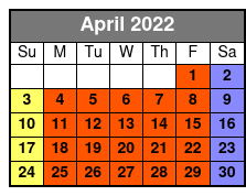 Tropical Pathway Tour (90 Minutes) April Schedule