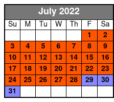 Hilton Head Parasailing July Schedule