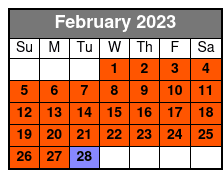 Private Hilton Head Sunset Boat Cruise (Up to 14 Passengers) February Schedule