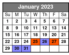 Kazoo Factory Tour & Museum January Schedule
