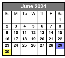 Vanishing Mile Isle Beachcomber Tour June Schedule