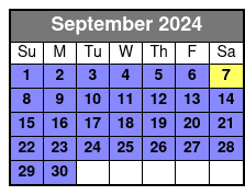 Bahia Mar Marina September Schedule