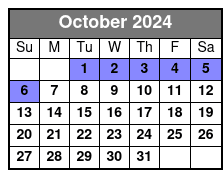 Bahia Mar Marina October Schedule