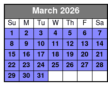 Private Professional Vacation Photoshoot in Fort Lauderdale March Schedule