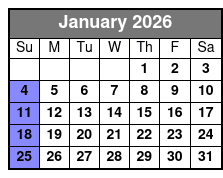 Nature Stand Up Paddle Boarding Experience in Miami January Schedule