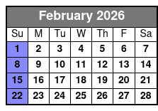 Nature Stand Up Paddle Boarding Experience in Miami February Schedule