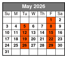 SpringHill Mia Airport May Schedule
