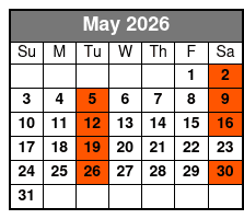 Economy Premium Class May Schedule