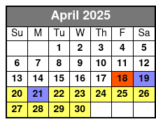Stand Up Paddle Boarding and Kayaking at Mangrove Jungle April Schedule