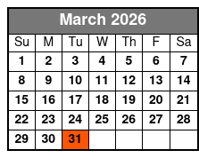 Stand Up Paddle Boarding and Kayaking at Mangrove Jungle March Schedule