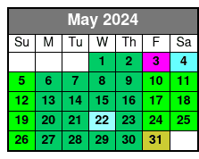 Speedboat Tour May Schedule