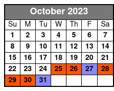 Wynwood Buggies Tour October Schedule