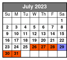 Little Havana Walking Tours July Schedule
