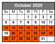 Best of Miami Tour Upgrade October Schedule