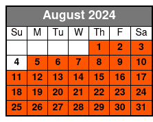 Schedule August Schedule