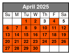 Schedule April Schedule