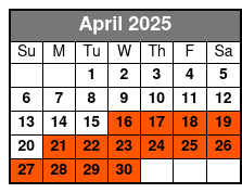 Lauderdale By The Sea Replicated Shipwreck & Reef Snorkel Trails April Schedule