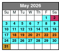 1-5 Passengers May Schedule