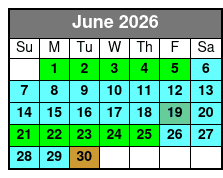 1-5 Passengers June Schedule