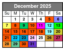 1-7 December Schedule