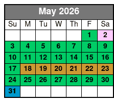 1-7 May Schedule