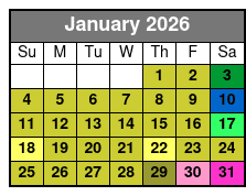 1-6 January Schedule
