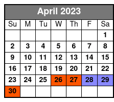 Default April Schedule