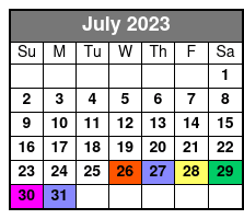 Default July Schedule