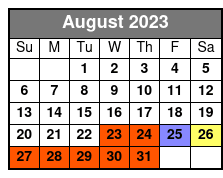 Default August Schedule