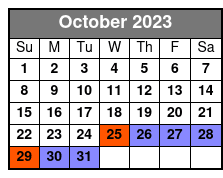 Default October Schedule