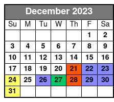 Default December Schedule