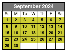 Default September Schedule