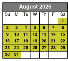 Fort Lauderdale Riverfront Sightseeing Cruise August Schedule