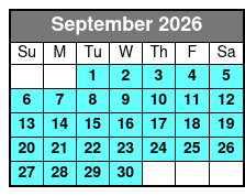 Fort Lauderdale Riverfront Sightseeing Cruise September Schedule