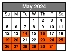 Round Trip Transportation May Schedule