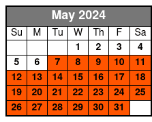 Electric Menu May Schedule
