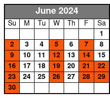 Bimini Island June Schedule