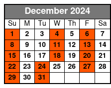 Bimini Island December Schedule