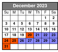 Little Havana Cultural Walking and Food Tour December Schedule
