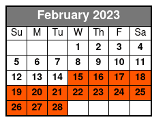Rollerblade Rental in Miami Beach February Schedule