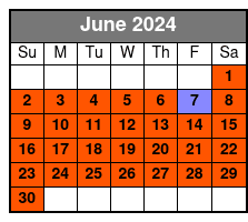 1:30pm Departure June Schedule
