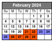 South Beach Miami Paddle Board Experience February Schedule
