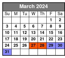 South Beach Miami Paddle Board Experience March Schedule