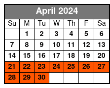 Night Segway Glide April Schedule