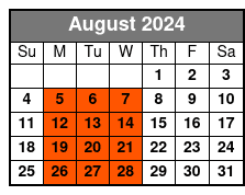 4:30pm Segway Glide August Schedule
