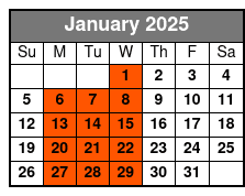 4:30pm Segway Glide January Schedule