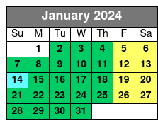 Game January Schedule